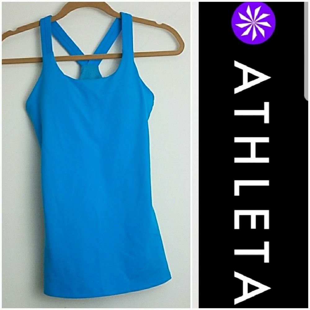 Athleta racerback tank top Blue xs